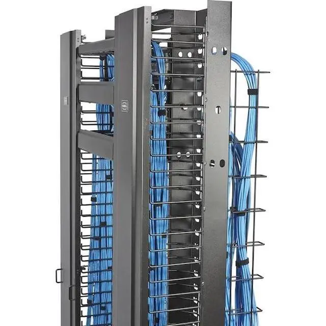 Alt view image 2 of 6 - HUBBELL PREMISE WIRING HM24C Horizontal Ring Manager,4.39 in. D