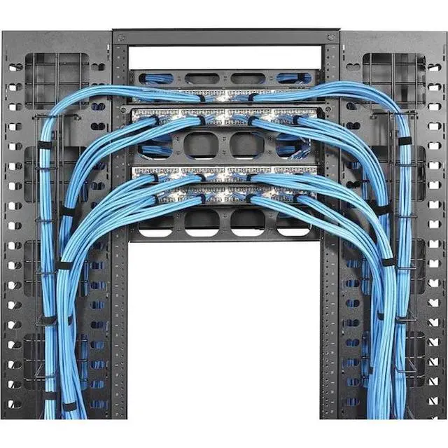 Main image of HUBBELL PREMISE WIRING HM24C Horizontal Ring Manager,4.39 in. D