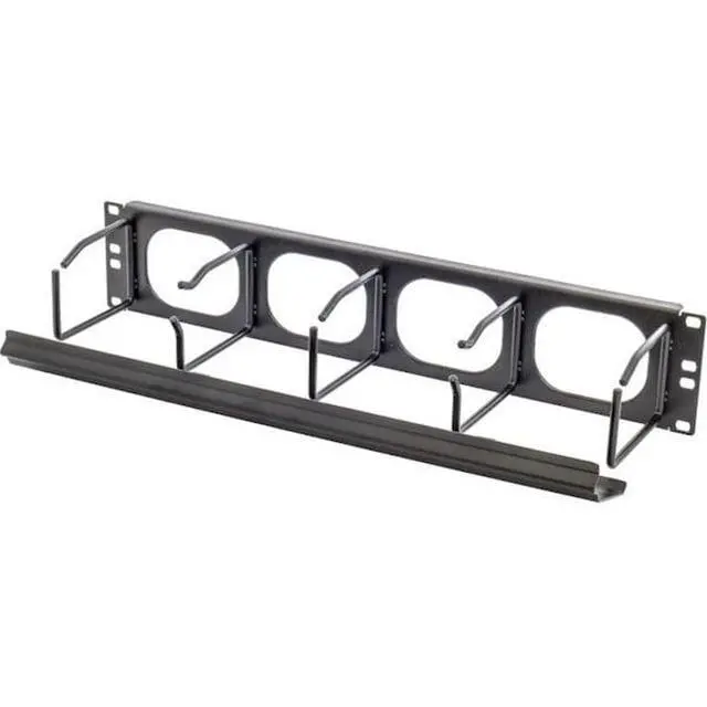 Alt view image 6 of 6 - HUBBELL PREMISE WIRING HM24C Horizontal Ring Manager,4.39 in. D