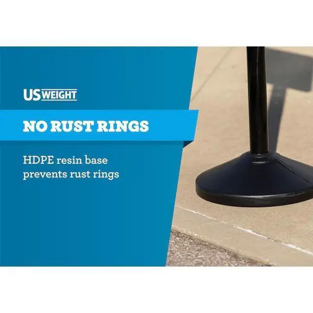 Alt view image 2 of 6 - US WEIGHT U2212 4Ft Sign Post and 40 lb. Base Kit