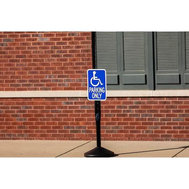 Alt view image 4 of 6 - US WEIGHT U2212 4Ft Sign Post and 40 lb. Base Kit