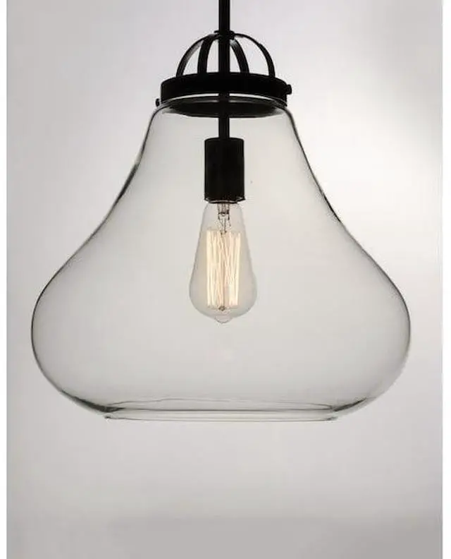 Main image of MAXIM LIGHTING 10093CLSN Stella 1-Light 13.75" Wide Satin Nickel Pendant Light