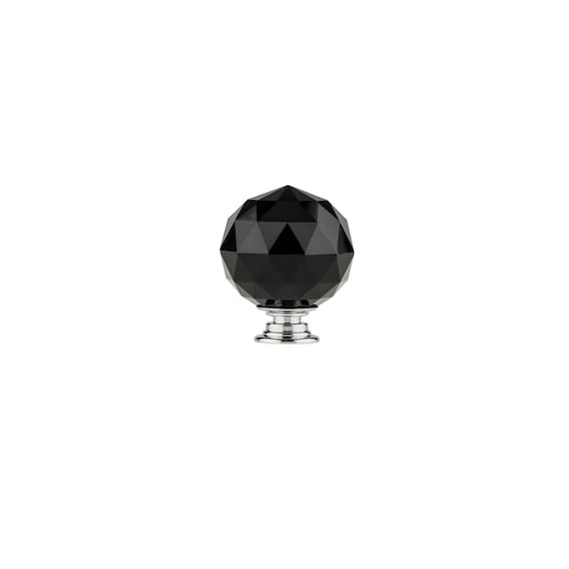 Alt view image 3 of 3 - RICHELIEU BP87374014090 1 9/16 in (40 mm) Chrome, Black Contemporary Cabinet