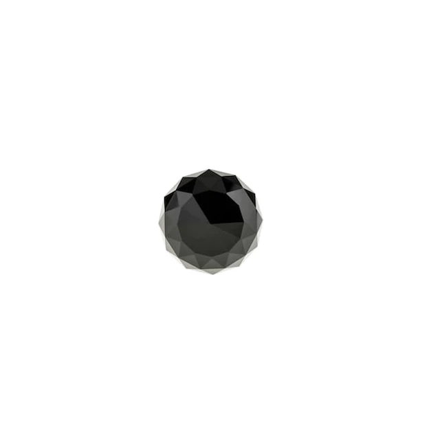 Alt view image 2 of 3 - RICHELIEU BP87374014090 1 9/16 in (40 mm) Chrome, Black Contemporary Cabinet