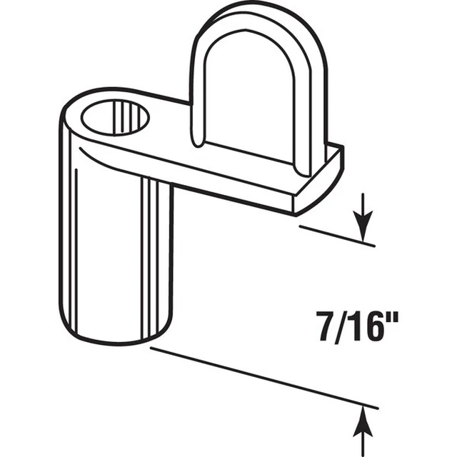 Alt view image 3 of 3 - PRIME-LINE PL 14489 Diecast Screen Clip, 7/16 in., Black (100 Pack)
