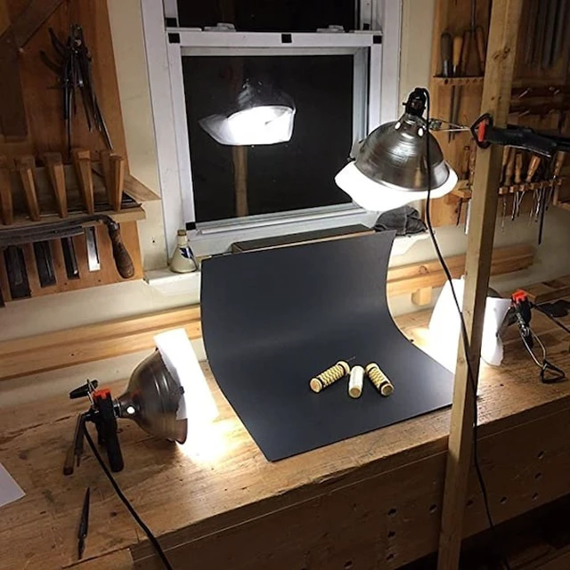 Alt view image 5 of 5 - IPOWER HIWKLTCLAMPLIGHTM Simple Deluxe Clamp Lamp Light w/ 8.5-Inch Reflector,