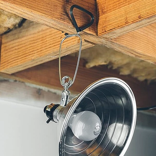 Alt view image 4 of 5 - IPOWER HIWKLTCLAMPLIGHTM Simple Deluxe Clamp Lamp Light w/ 8.5-Inch Reflector,