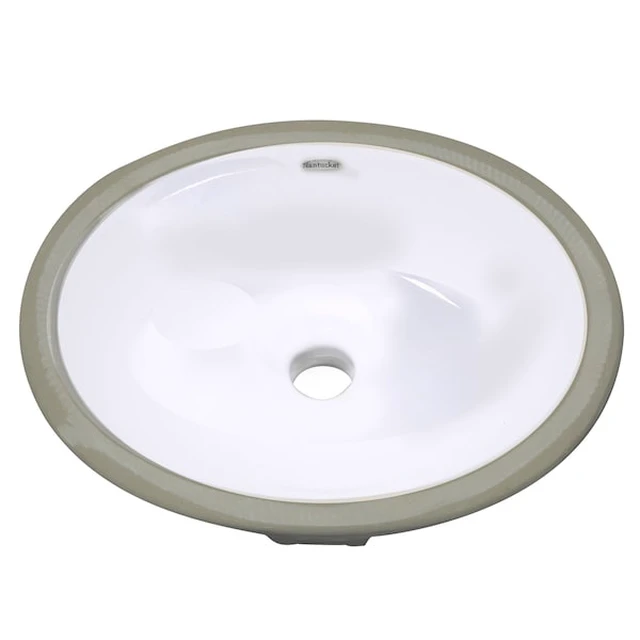 Alt view image 2 of 5 - NANTUCKET SINKS GB-13x10-W Glazed Bottom 13 Inch X 10 Inch Undermount Ceramic