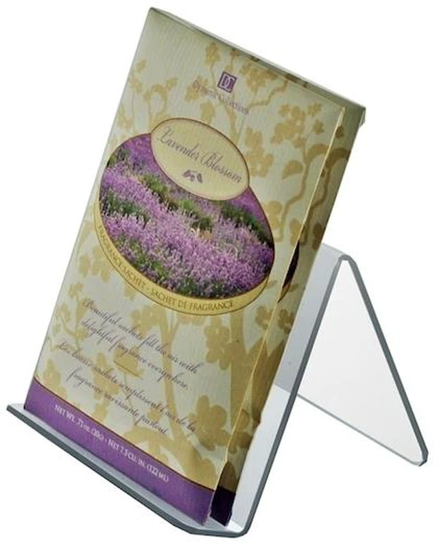 Main image of AZAR DISPLAYS 515420 5"W x 5"D x 4.125"H Easel Display. Front Lip: 1.25"H, PK10
