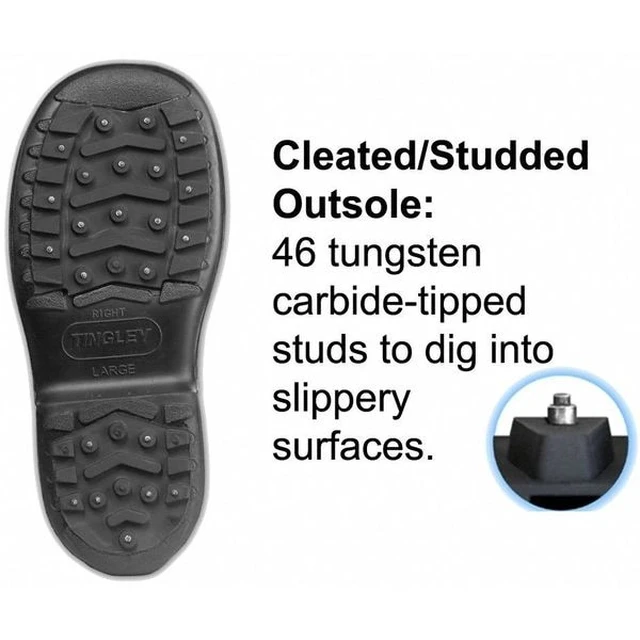 Alt view image 4 of 5 - TINGLEY 1350.3X Traction Device, Ball, Heel Coverage, Pull-On, Tungsten