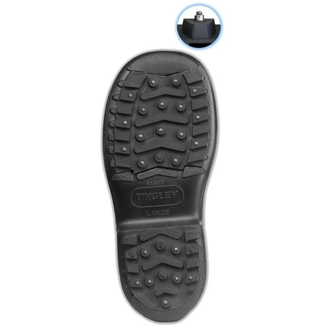 Alt view image 3 of 5 - TINGLEY 1350.3X Traction Device, Ball, Heel Coverage, Pull-On, Tungsten