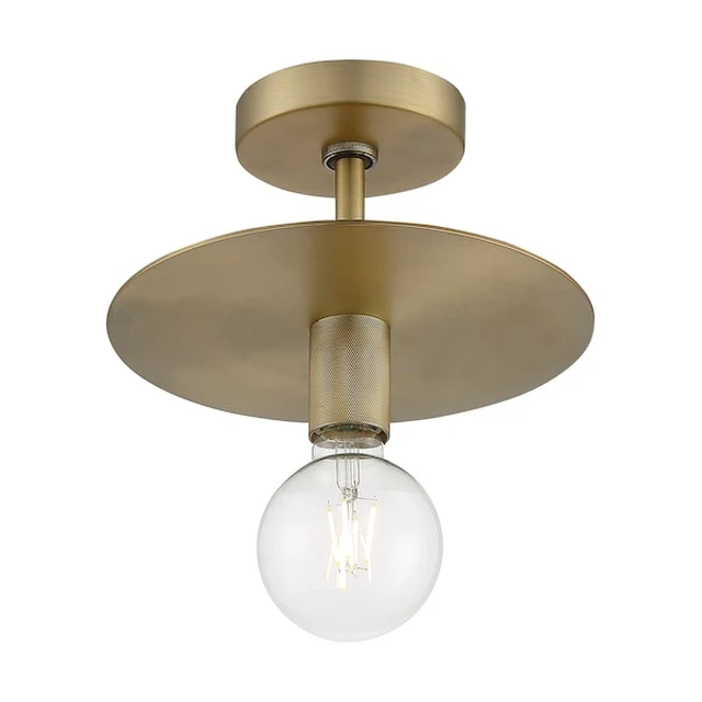 Alt view image 3 of 3 - NUVO 60/7244 Fixture, Semi Flush, 1-Lght, Incandescent, 60W, 120V, A19, Medium
