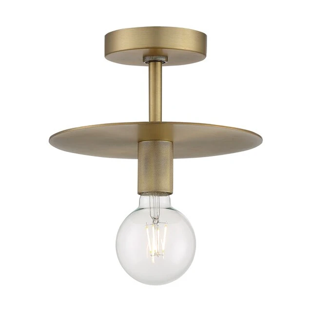 Alt view image 2 of 3 - NUVO 60/7244 Fixture, Semi Flush, 1-Lght, Incandescent, 60W, 120V, A19, Medium