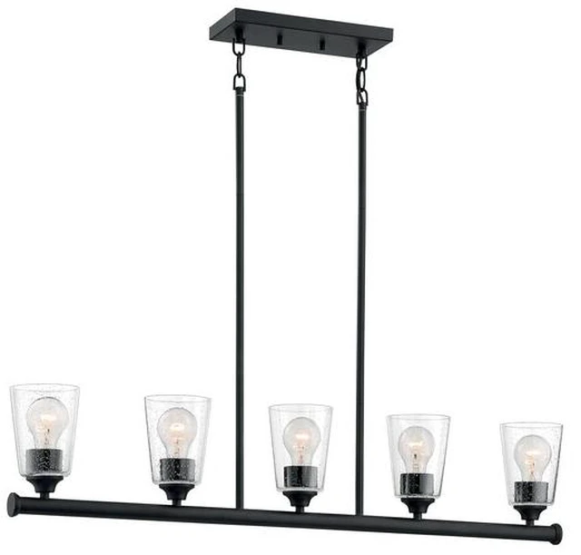 Main image of NUVO 60/7286 Fixure, Pendant, 5-Light, Incandescent, 60W, 120V, A19, Medium