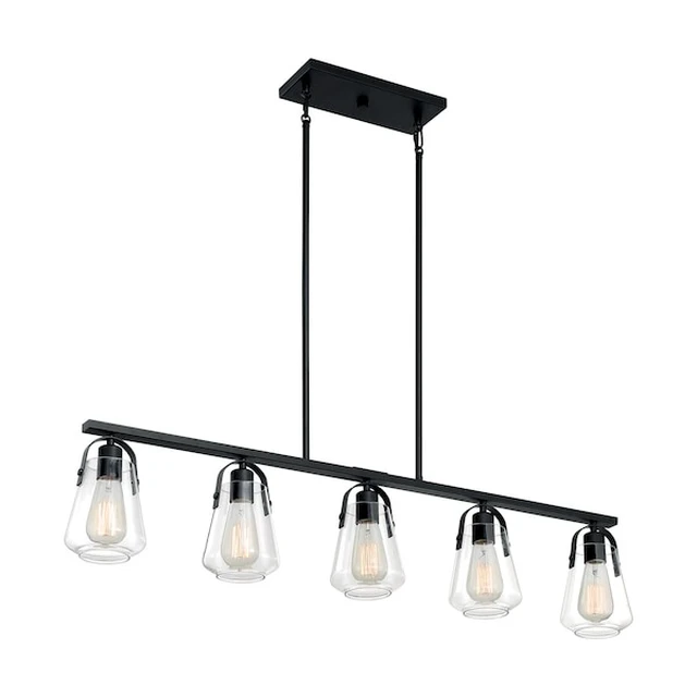 Alt view image 3 of 3 - NUVO 60/7104 Fixture, Pendant, 5-Light, Incandescent, 60W, 120V, A19, Medium