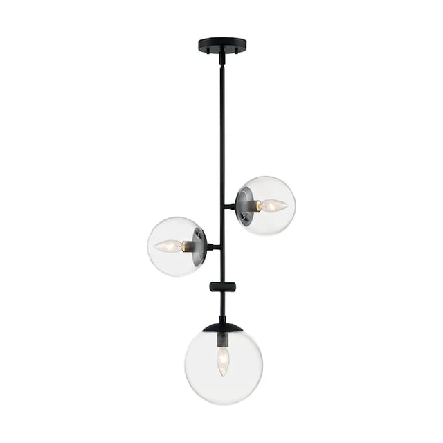 Alt view image 3 of 3 - NUVO 60/7134 Fixture, Pendant, 3-Lght, Incandescent, 60W, 120V, B10, Candelabra