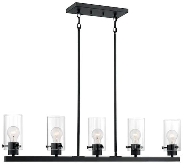 Main image of NUVO 60/7276 Fixure, Pendant, 5-Light, Incandescent, 60W, 120V, A19, Medium