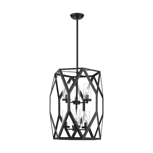 Alt view image 3 of 3 - NUVO 60/7306 Fixure, Pndnt, 6-Lght, Incandescent, 60W, 120V, Type B, Candelabra