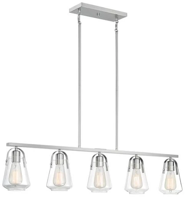 Main image of NUVO 60/7114 Fixture, Pendant, 5-Light, Incandescent, 60W, 120V, A19, Medium