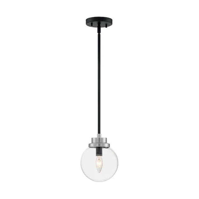 Alt view image 2 of 3 - NUVO 60/7131 Fixture, Pendant, 1-Lght, Incandescent, 60W, 120V, B10, Candelabra
