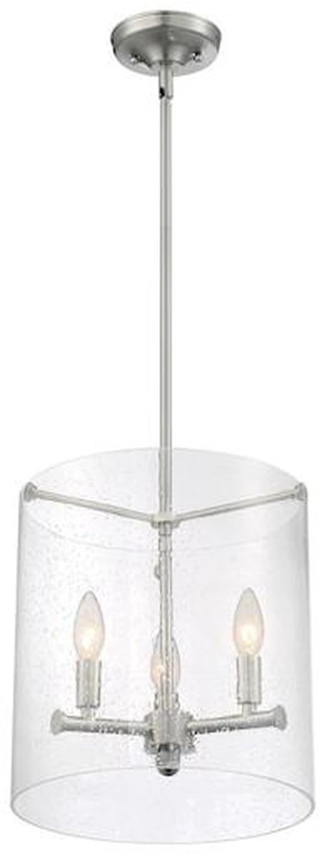 Main image of NUVO 60/7187 Fixure, Pendant, 3-Lght, Incandescent, 60W, 120V, B10, Candelabra