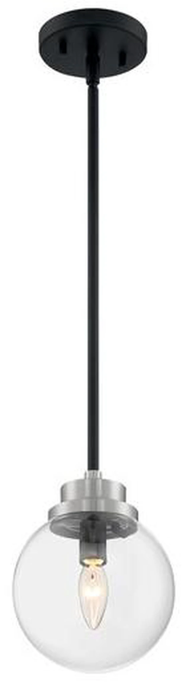 Main image of NUVO 60/7131 Fixture, Pendant, 1-Lght, Incandescent, 60W, 120V, B10, Candelabra