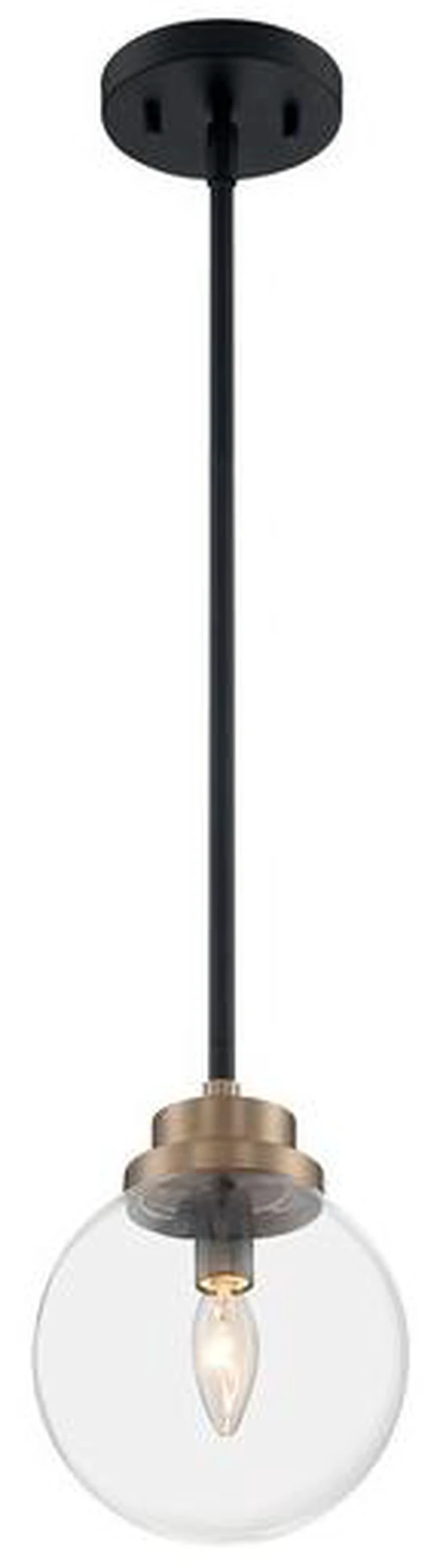 Main image of NUVO 60/7121 Fixture, Pendant, 1-Lght, Incandescent, 60W, 120V, B10, Candelabra