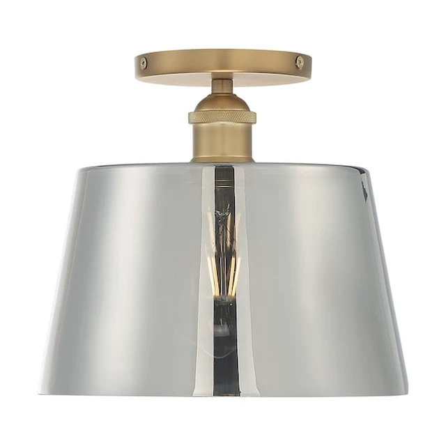 Alt view image 2 of 3 - NUVO 60/7324 Fixture, Semi Flush, 1-Lght, Incandescent, 100W, 120V, A19, Medium