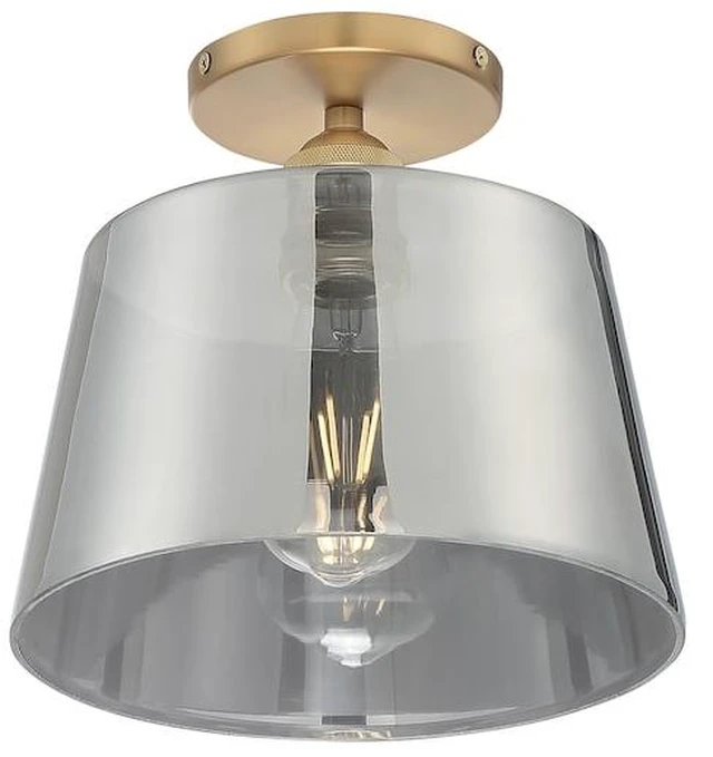 Main image of NUVO 60/7324 Fixture, Semi Flush, 1-Lght, Incandescent, 100W, 120V, A19, Medium