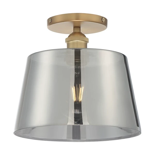 Alt view image 3 of 3 - NUVO 60/7324 Fixture, Semi Flush, 1-Lght, Incandescent, 100W, 120V, A19, Medium