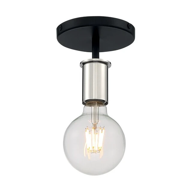 Alt view image 3 of 3 - NUVO 60/7353 Fixture, Semi Flush, 1-Lght, Incandescent, 100W, 120V, A19, Medium