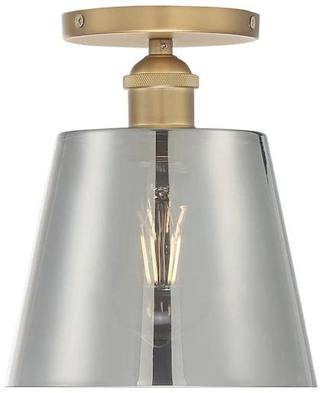 Alt view image 2 of 3 - NUVO 60/7323 Fixture, Semi Flush, 1-Lght, Incandescent, 100W, 120V, A19, Medium