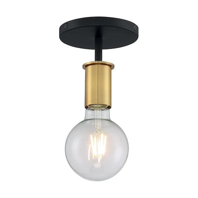 Alt view image 2 of 2 - NUVO 60/7343 Fixture, Semi Flush, 1-Lght, Incandescent, 100W, 120V, A19, Medium