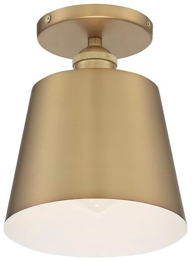 Main image of NUVO 60/7321 Fixture, Semi Flush, 1-Lght, Incandescent, 100W, 120V, A19, Medium