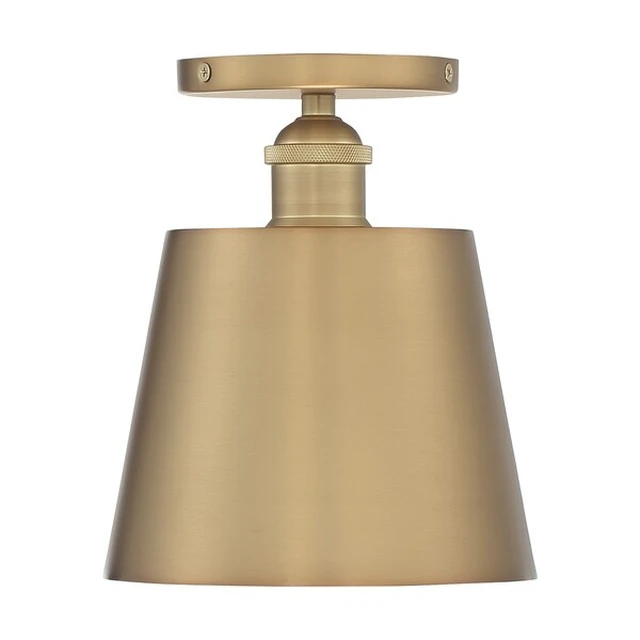 Alt view image 2 of 3 - NUVO 60/7321 Fixture, Semi Flush, 1-Lght, Incandescent, 100W, 120V, A19, Medium