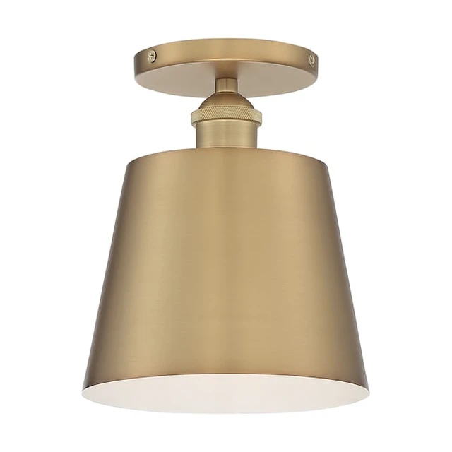 Alt view image 3 of 3 - NUVO 60/7321 Fixture, Semi Flush, 1-Lght, Incandescent, 100W, 120V, A19, Medium
