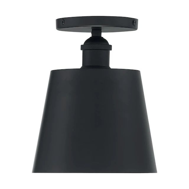 Alt view image 2 of 3 - NUVO 60/7331 Fixture, Semi Flush, 1-Lght, Incandescent, 100W, 120V, A19, Medium