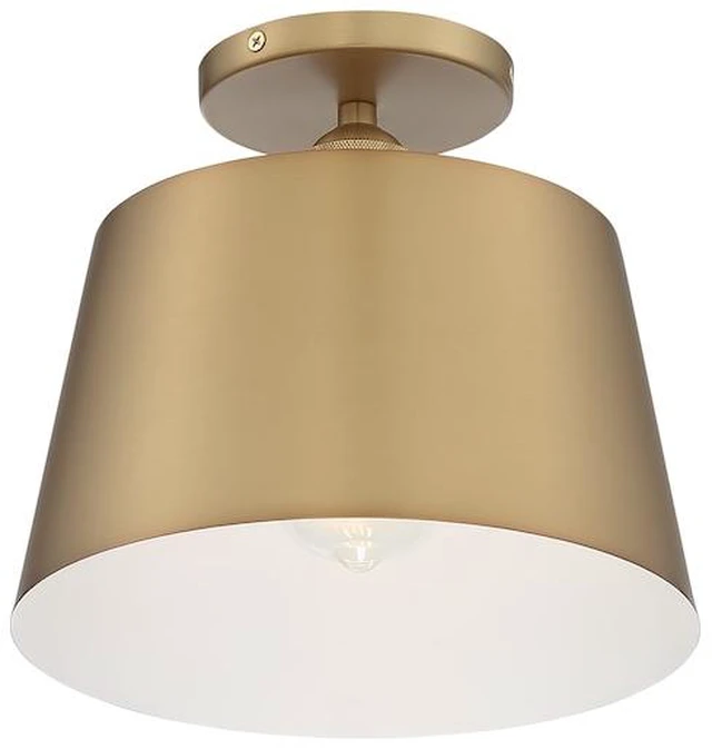 Main image of NUVO 60/7322 Fixture, Semi Flush, 1-Lght, Incandescent, 100W, 120V, A19, Medium