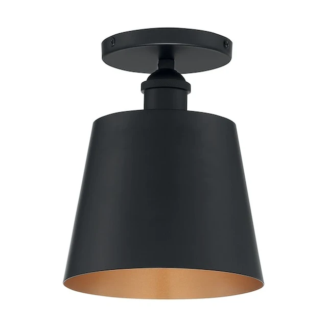 Alt view image 3 of 3 - NUVO 60/7331 Fixture, Semi Flush, 1-Lght, Incandescent, 100W, 120V, A19, Medium