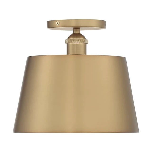Alt view image 2 of 3 - NUVO 60/7322 Fixture, Semi Flush, 1-Lght, Incandescent, 100W, 120V, A19, Medium