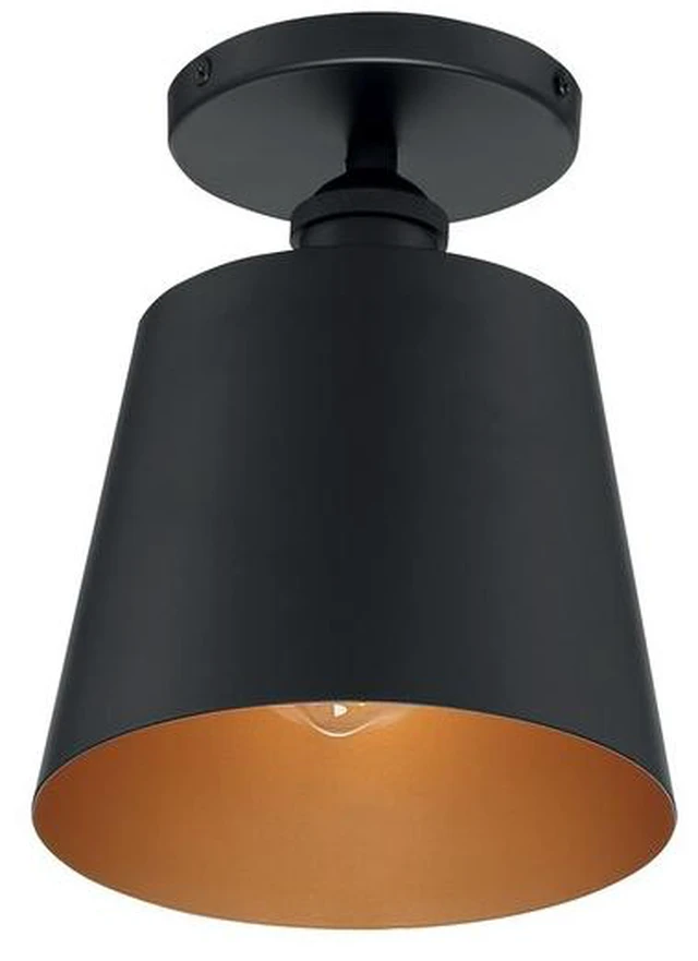 Main image of NUVO 60/7331 Fixture, Semi Flush, 1-Lght, Incandescent, 100W, 120V, A19, Medium