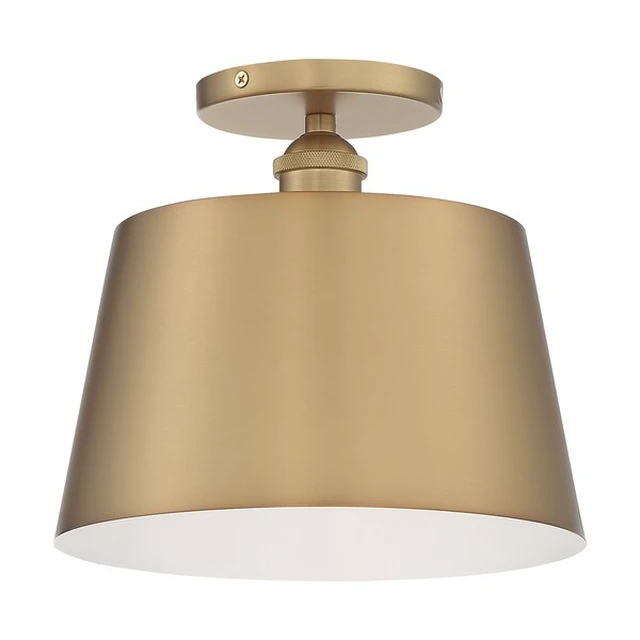 Alt view image 3 of 3 - NUVO 60/7322 Fixture, Semi Flush, 1-Lght, Incandescent, 100W, 120V, A19, Medium