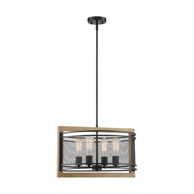 Alt view image 2 of 3 - NUVO 60/7264 Fixure, Pendant, 4-Light, Incandescent, 60W, 120V, A19, Medium Base