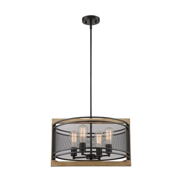 Alt view image 3 of 3 - NUVO 60/7264 Fixure, Pendant, 4-Light, Incandescent, 60W, 120V, A19, Medium Base