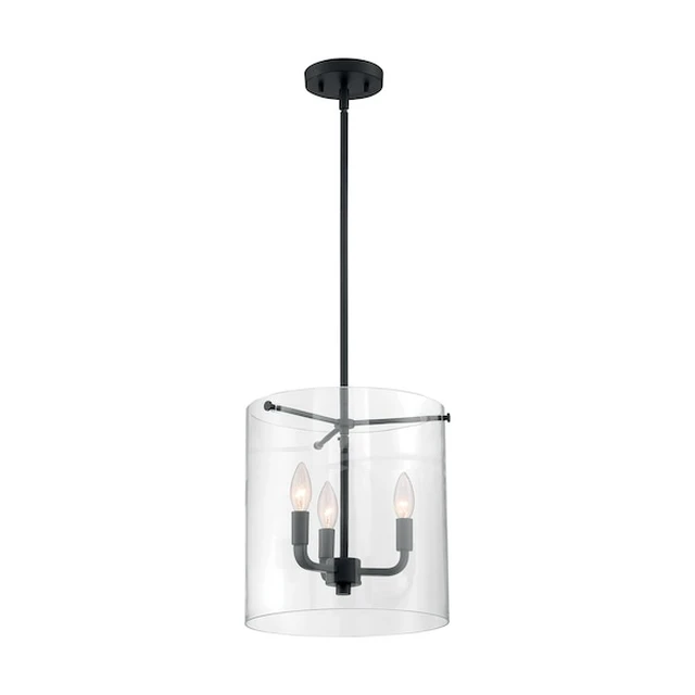 Alt view image 3 of 3 - NUVO 60/7277 Fixure, Pendant, 3-Lght, Incandescent, 60W, 120V, B10, Candelabra