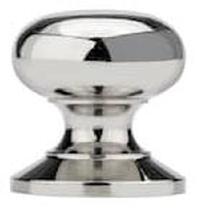 Alt view image 5 of 5 - RICHELIEU BP39313180 1 7/32 in (31 mm) Polished Nickel Traditional Cabinet Knob