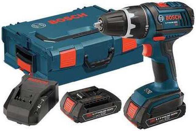 Alt view image 2 of 4 - Bosch DDS181-02L 18V 1/2 in. Compact Tough Drill Driver Kit with L-Boxx-2