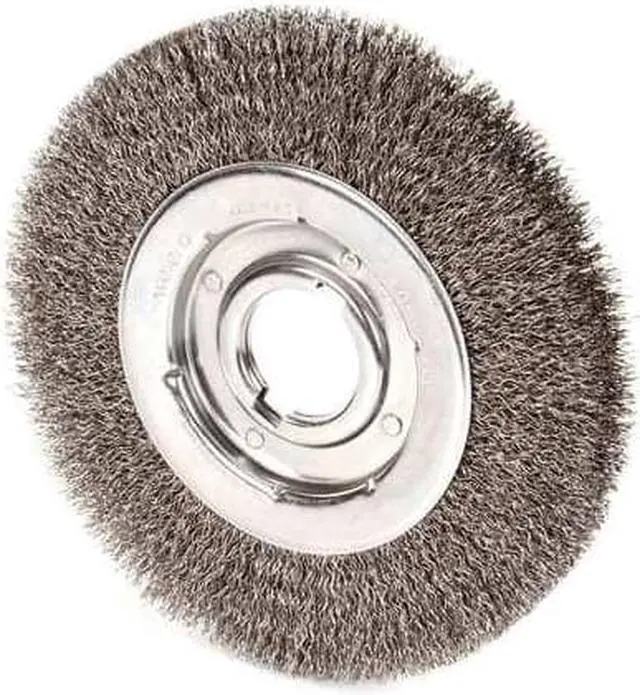 Alt view image 3 of 8 - WEILER 96030 Wire Wheel Wire Brush, Arbor, 10", 0.020 "