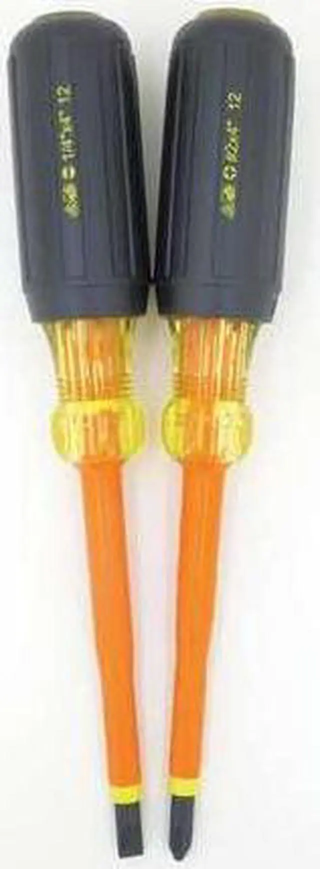 Alt view image 2 of 7 - IDEAL 35-9305 Insulated Screwdriver Set,Slotted/Phillips,2 pcs