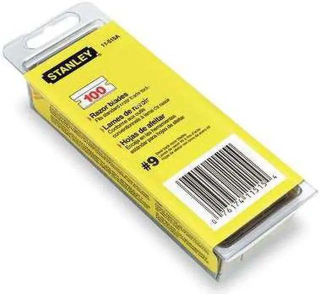 Main image of Stanley 680-11-515 Single Edge Razor Blades